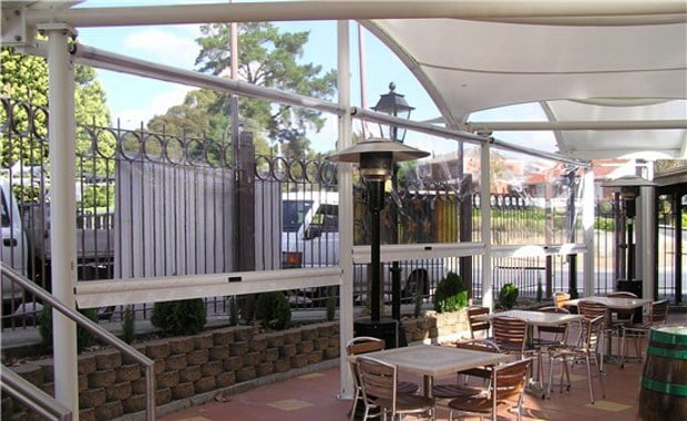 Westral Clear PVC Café Outdoor Blinds