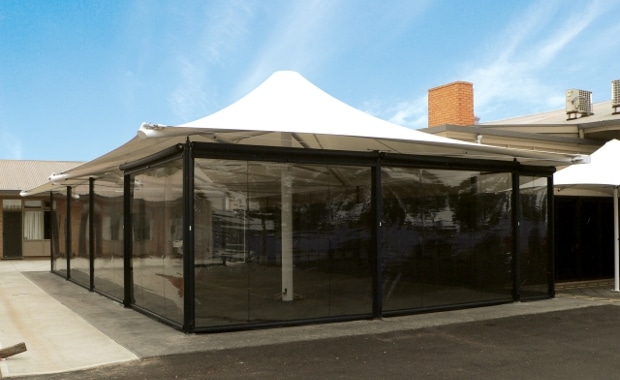 Westral Clear PVC Café Outdoor Blinds